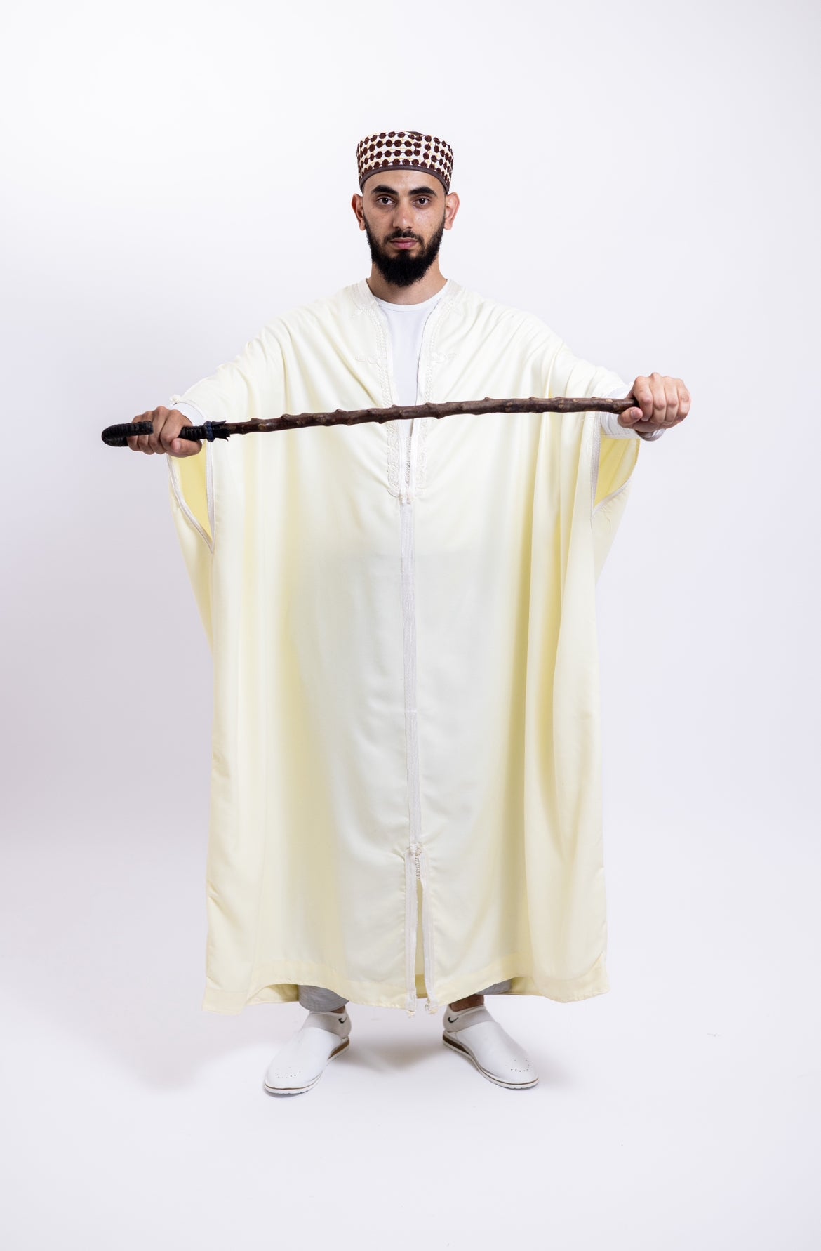 Gandoura Blanc cassé Broderie