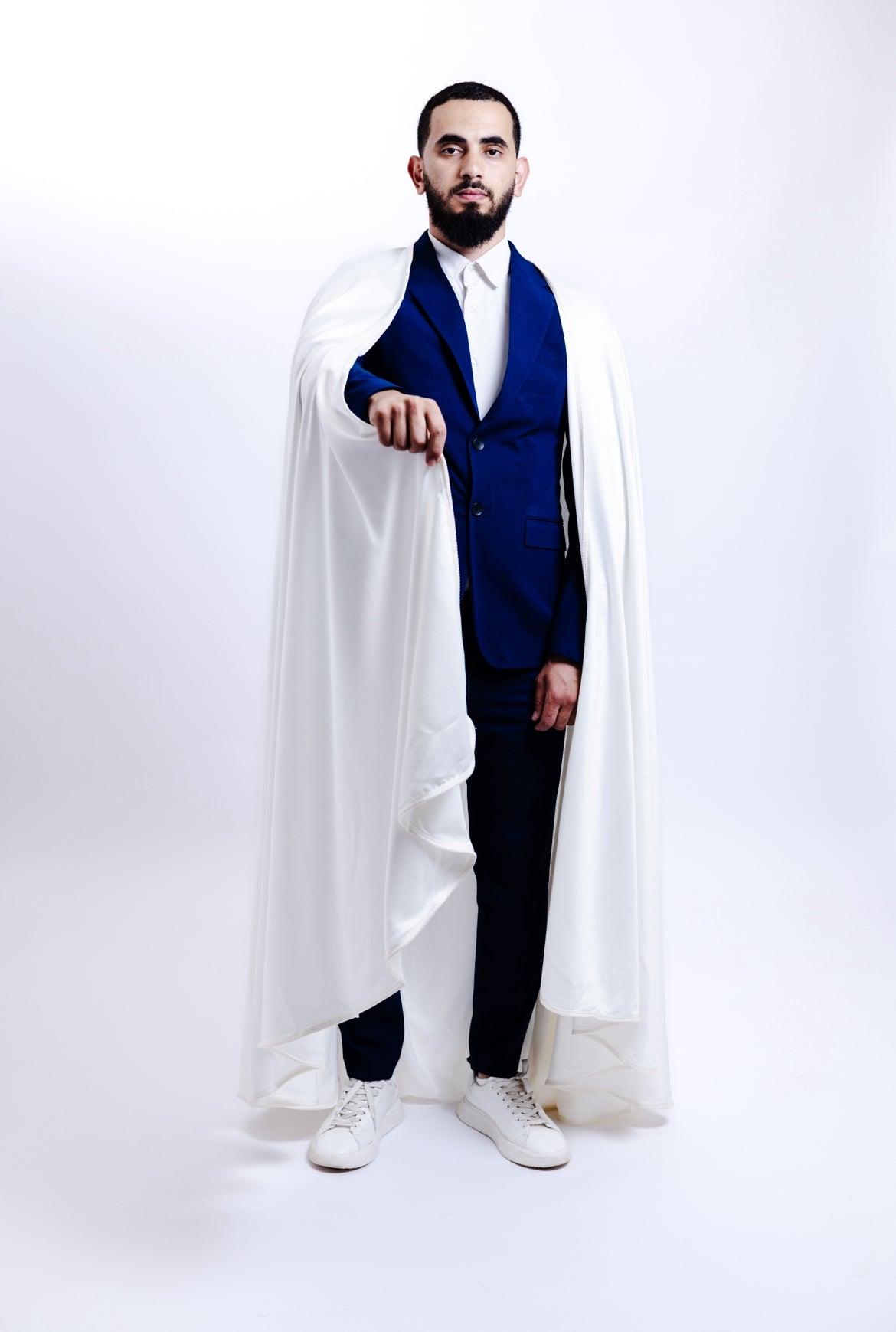 Barnous blanc en mlifa