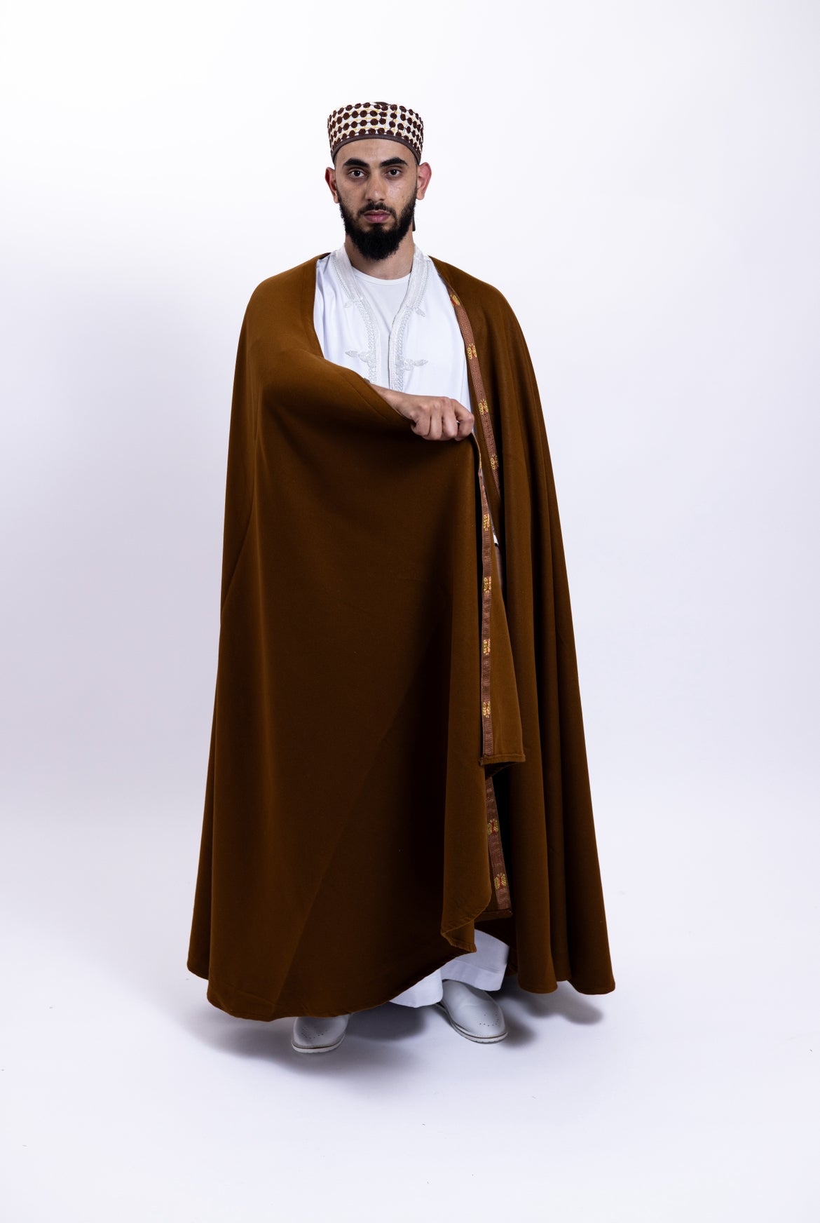 Barnous marron foncé