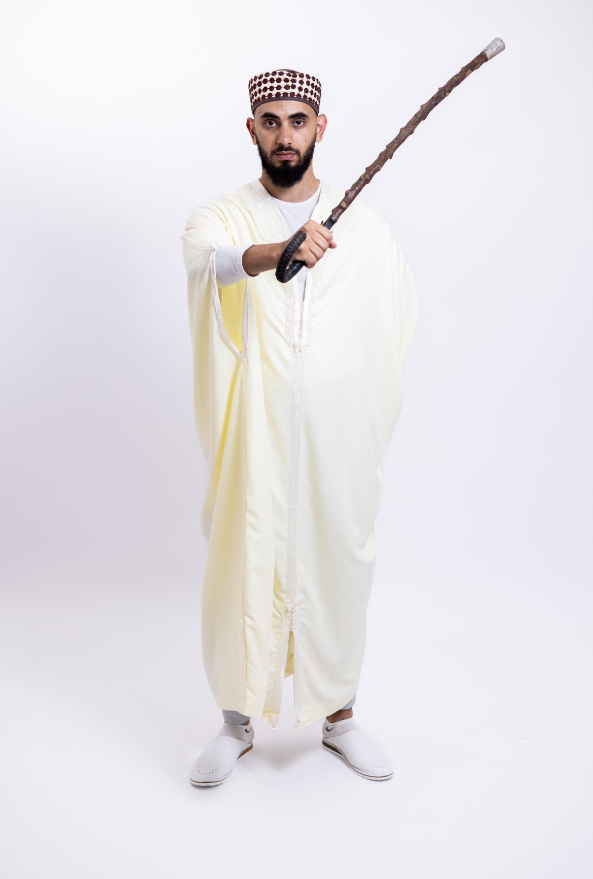 Gandoura Blanc cassé Broderie
