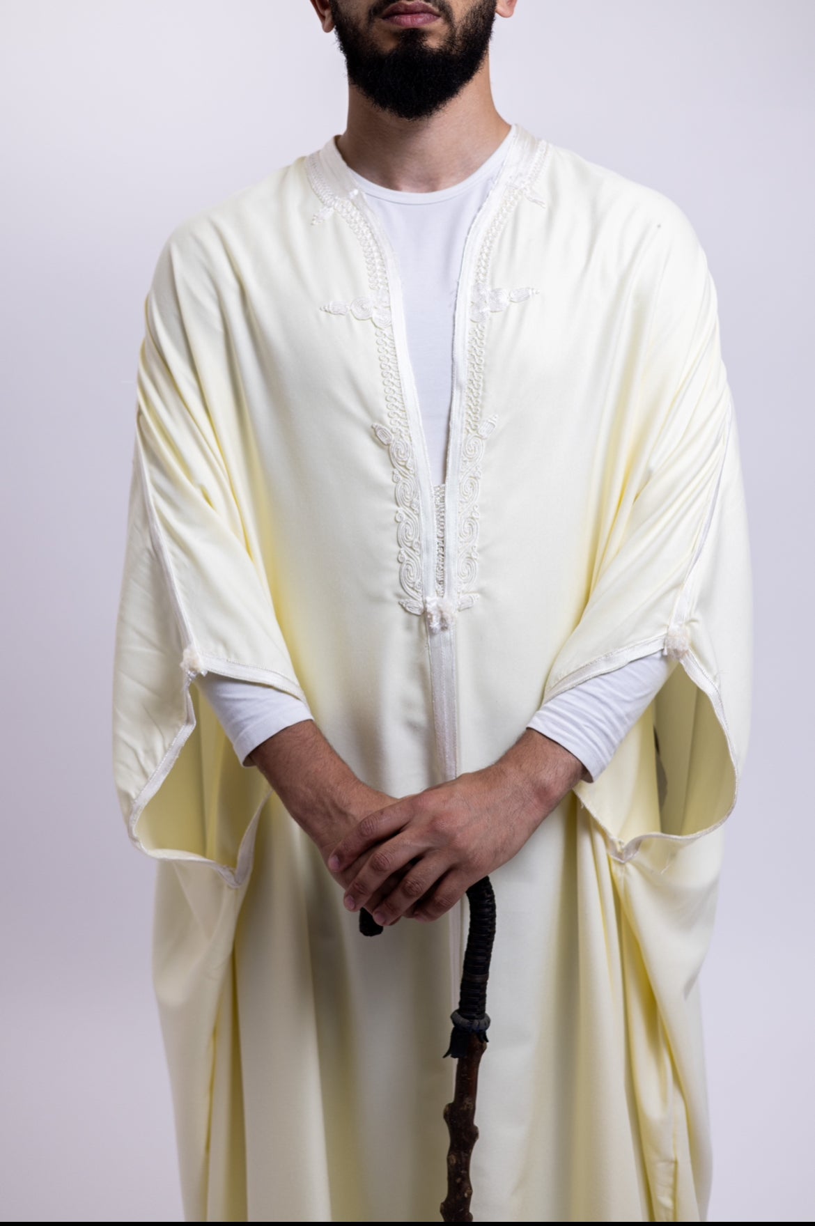 Gandoura Blanc cassé Broderie