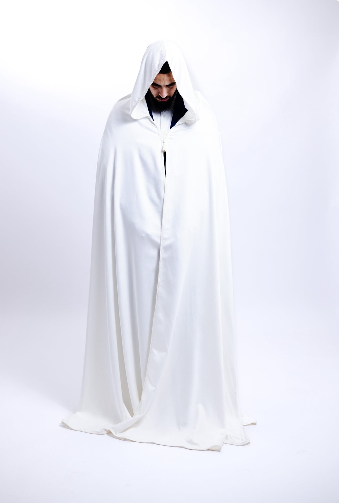 Barnous blanc en mlifa