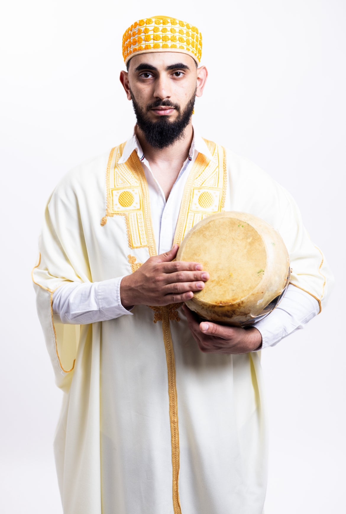 Gandoura Boussadia Blanc cassé
