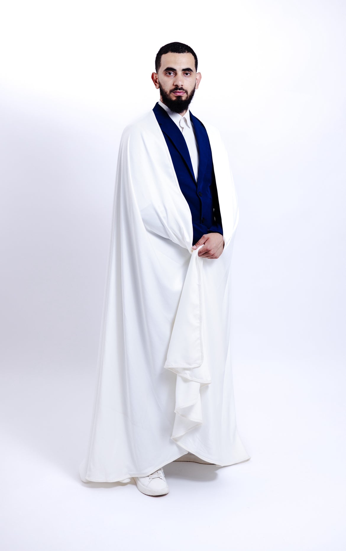 Barnous blanc en mlifa