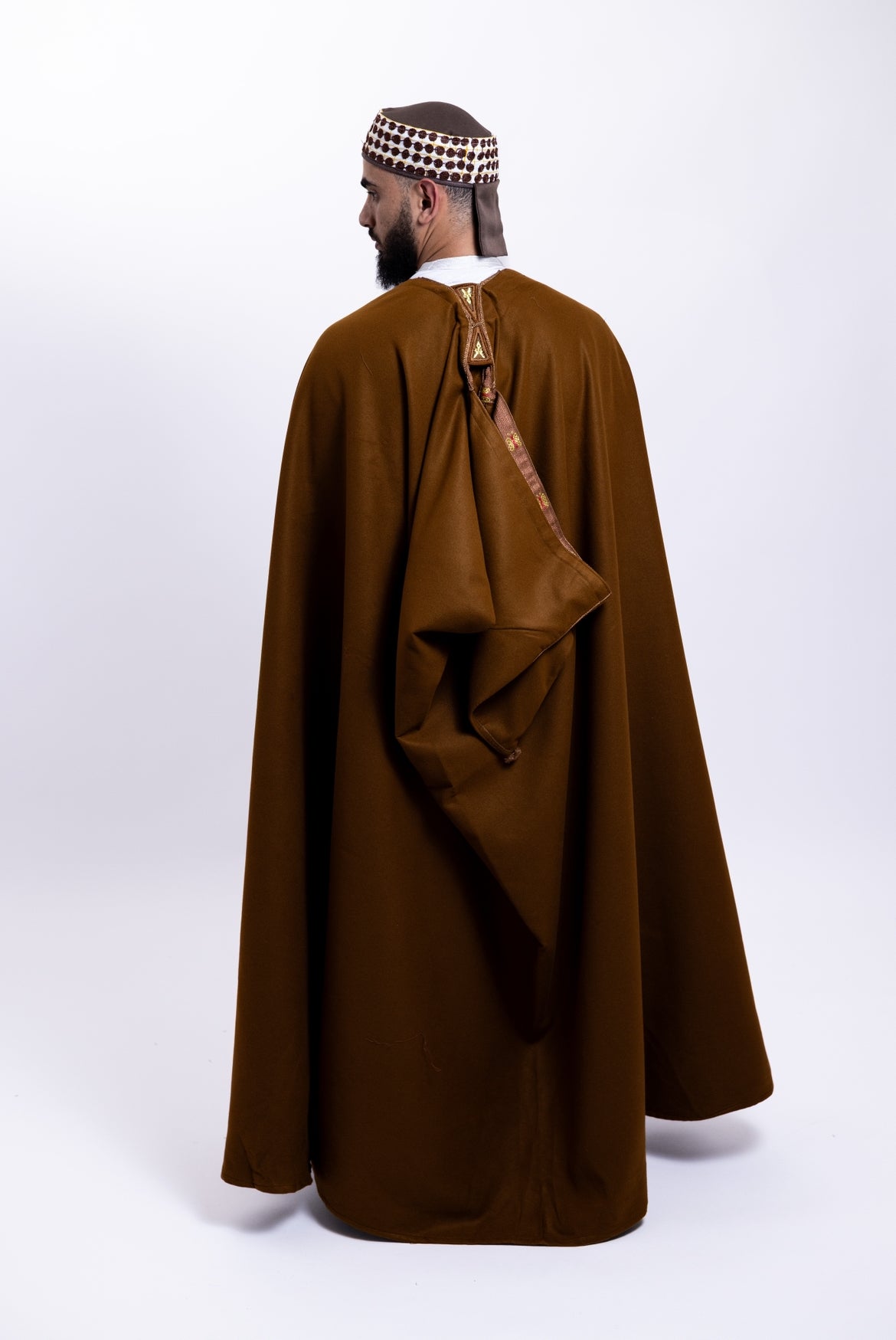 Barnous marron foncé
