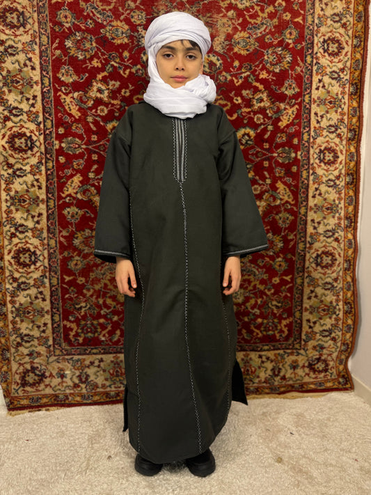 Kachabia Noire en Cachemire – Enfant