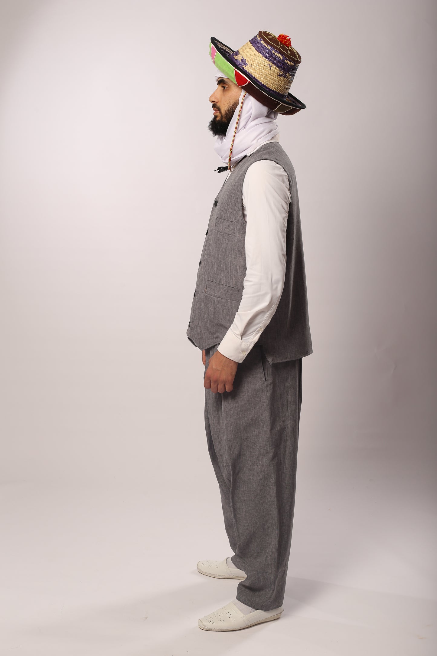 Costume 3roubi 2 pièces – Gris foncé