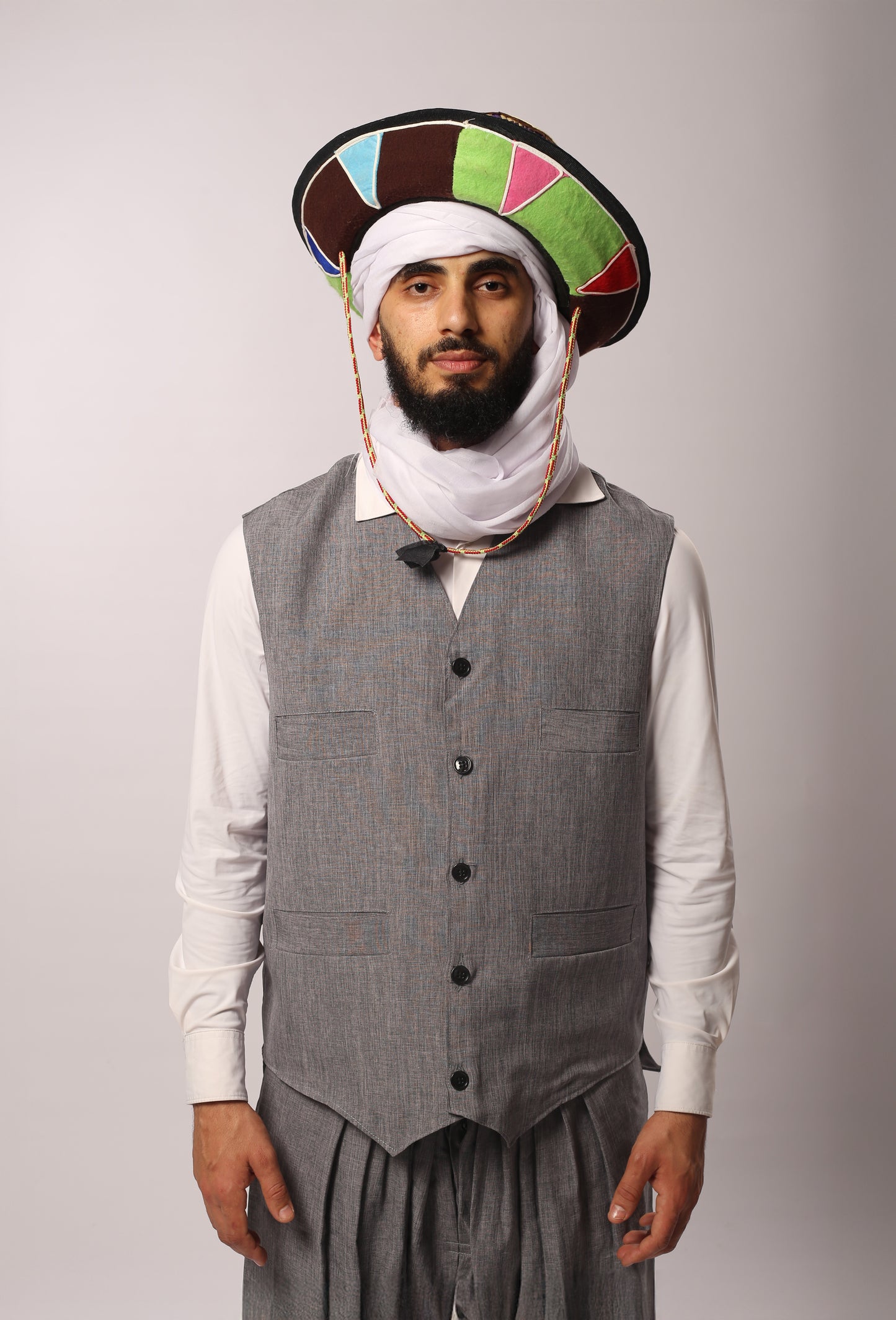 Costume 3roubi 2 pièces – Gris foncé