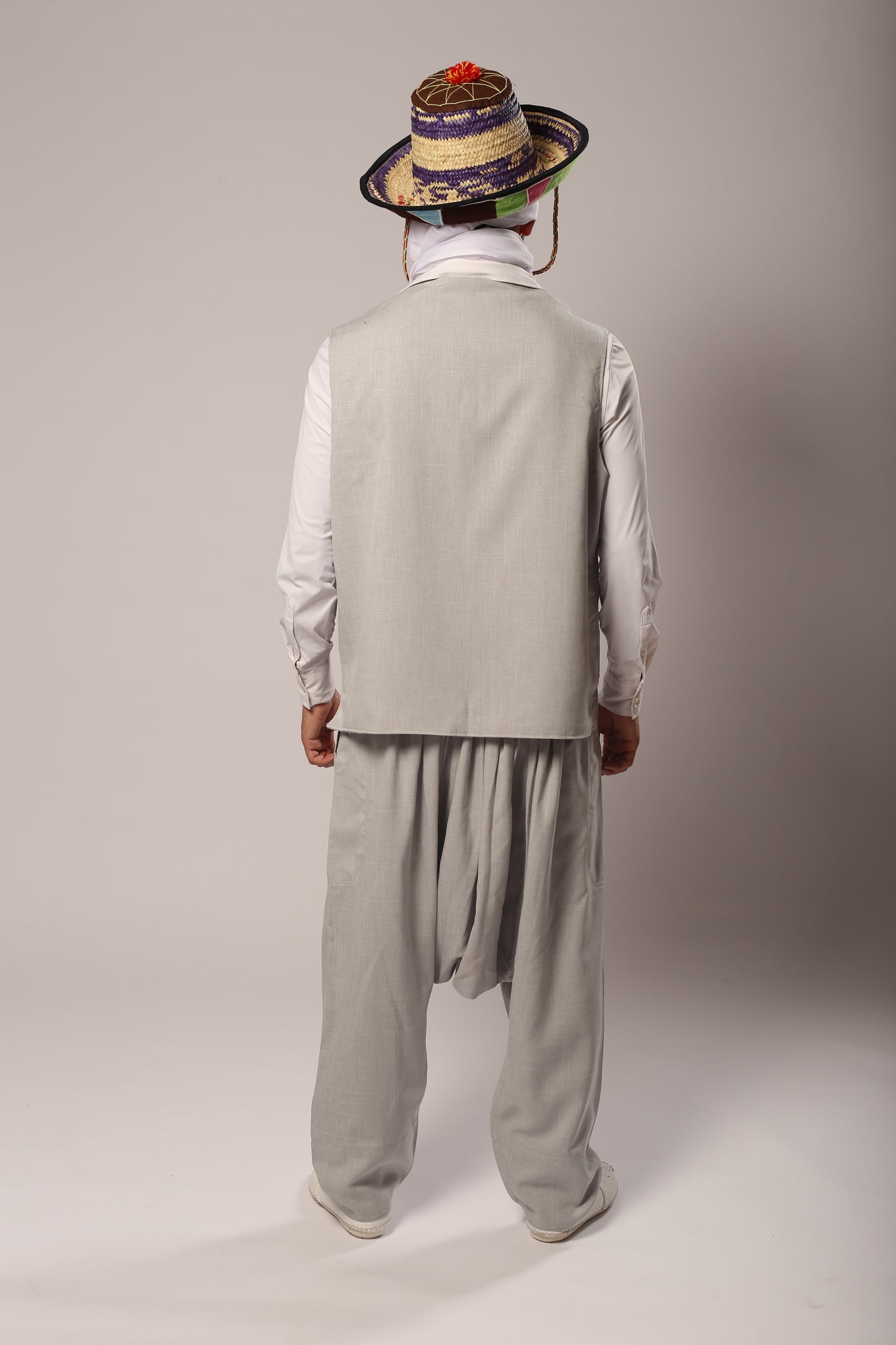 Costume 3roubi 2 pièces – Gris clair