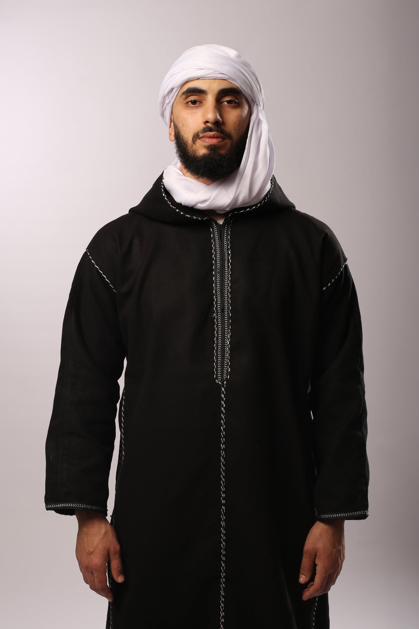 Kachabia en Cachemire Noir