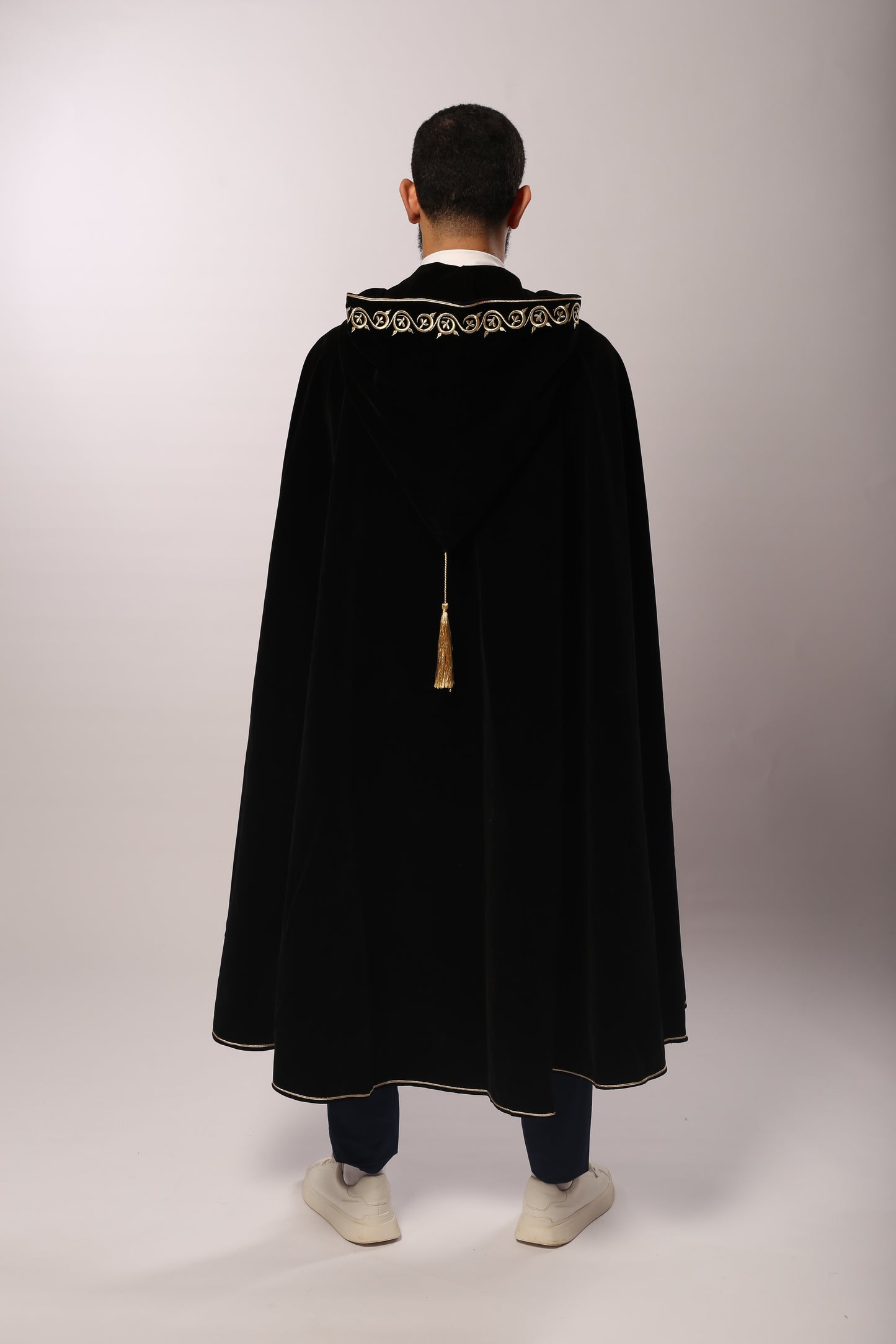 Barnous EL SULTAN Noir velours