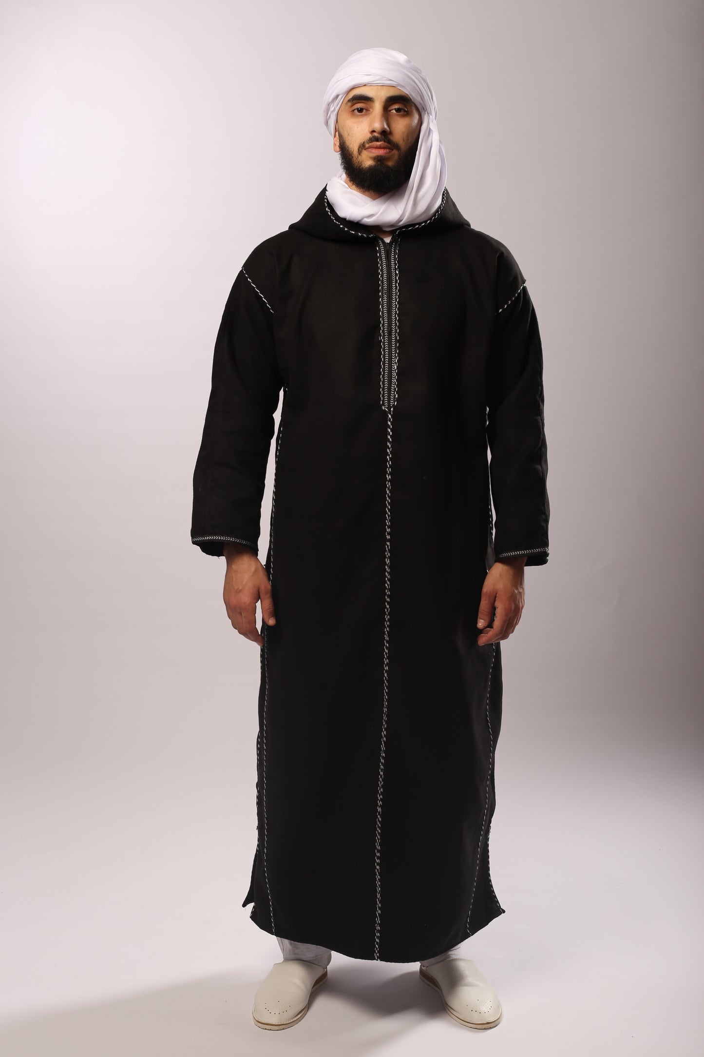 Kachabia en Cachemire Noir