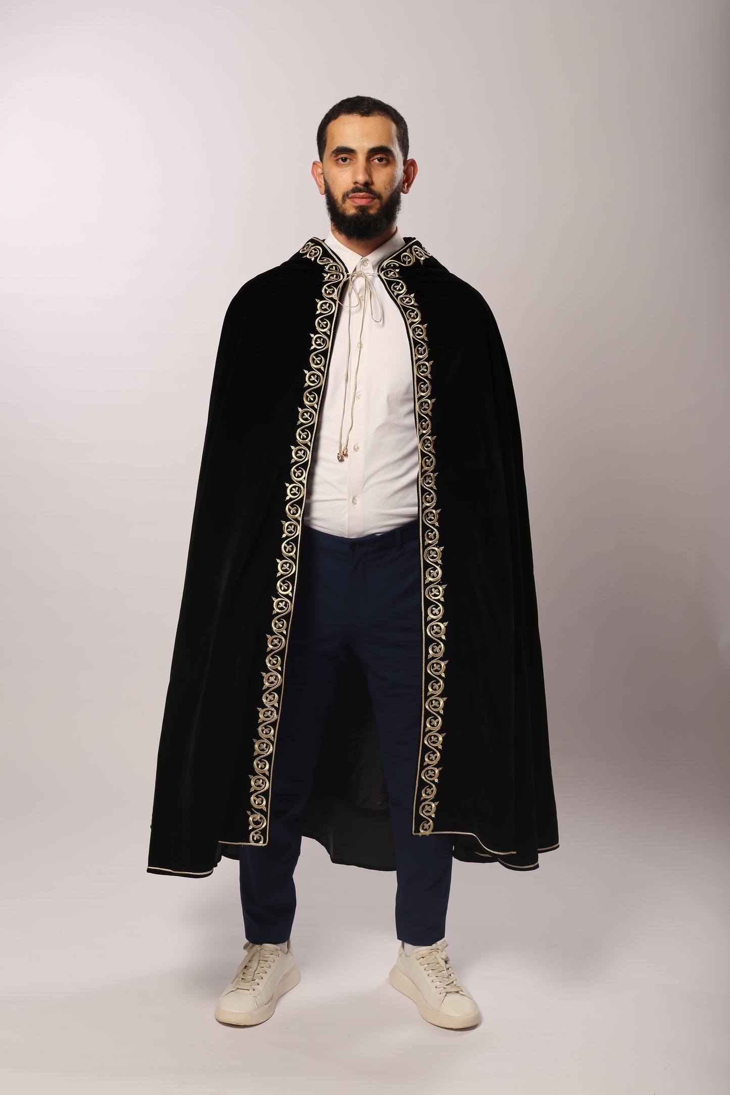 Barnous EL SULTAN Noir velours