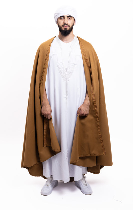 Barnous marron sablé