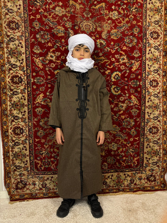 Kachabia Noire Classique – Enfant