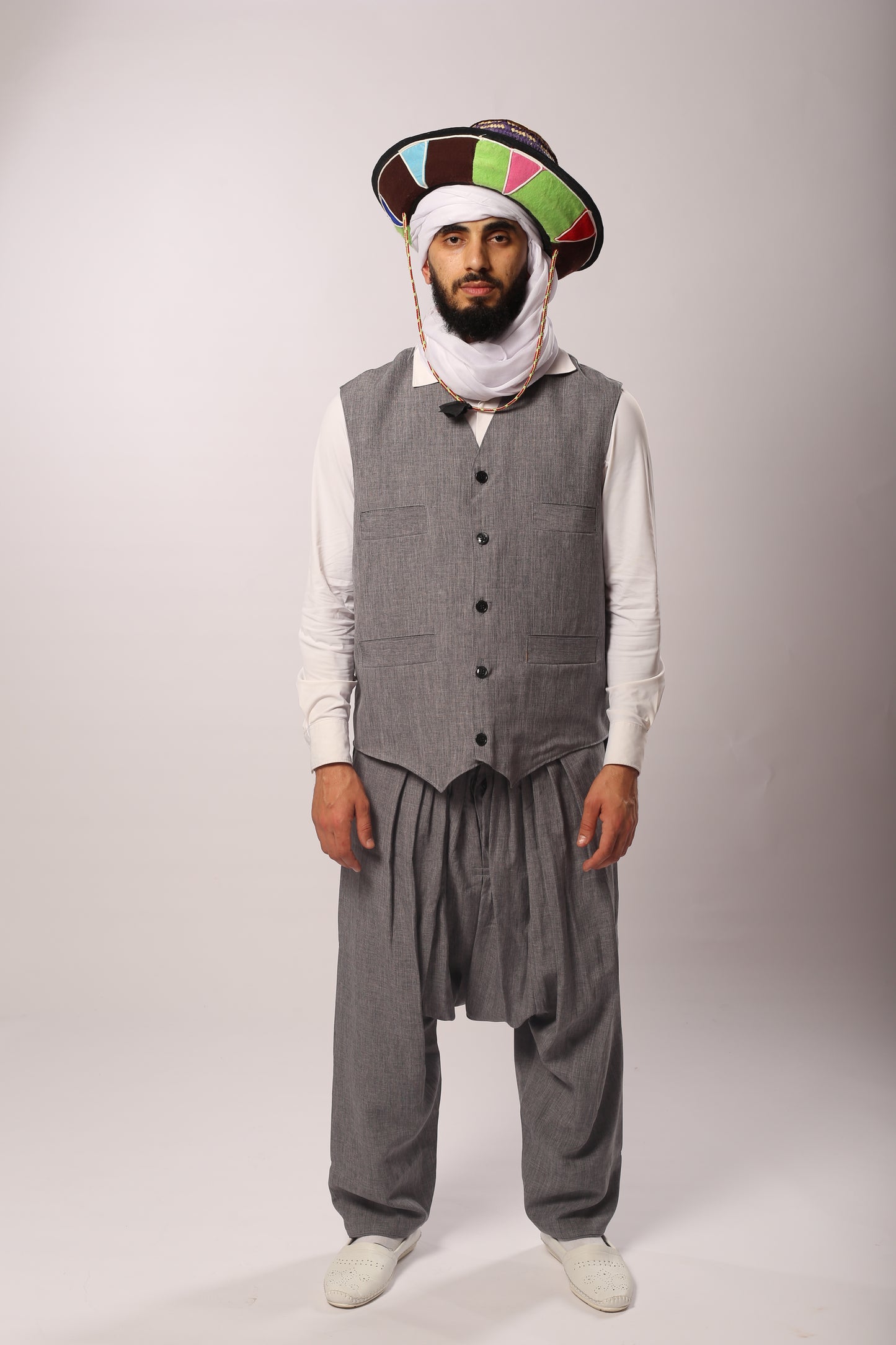 Costume 3roubi 2 pièces – Gris foncé