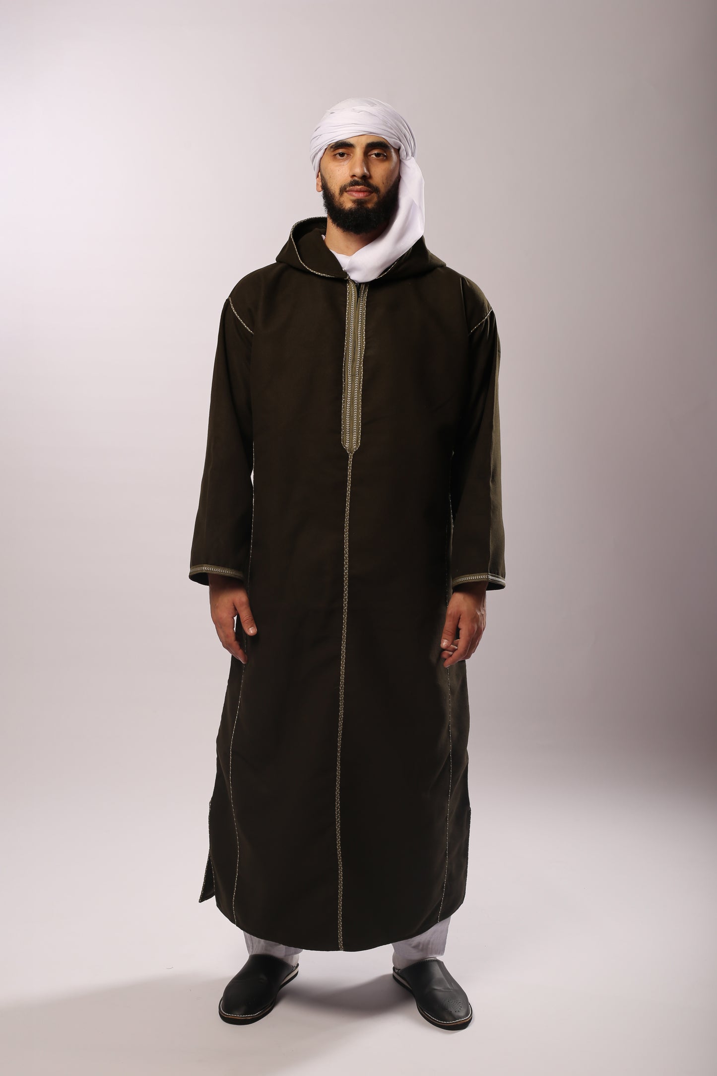 Kachabia en Cachemire Vert